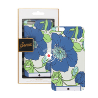 日本代购现货 Sonis 创意花卉iPhone6苹果PLUS手机壳单片蓝色花朵