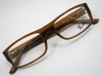 板材眼镜架 RB5145 2203果冻茶色复古近视眼镜框
