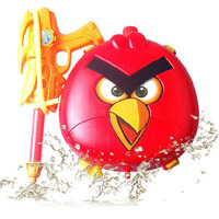 愤怒的小鸟水枪戏水枪儿童沙滩戏水背包式小黄鸭斜挎包式喷水玩具