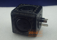 荷兰黑立方魔方插座smart black cube 多插口插座 超级实用