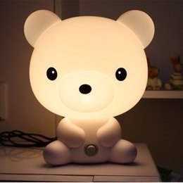 聪明小熊卡通台灯个性卧室床头灯时尚小夜灯具可爱功夫熊猫台灯
