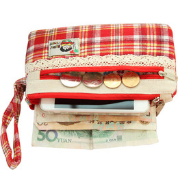 韩国碎花布艺钱包女士手机包硬币包钥匙包杂物包创意活动礼品