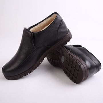 2014新款冬季爸爸保暖棉鞋保暖舒适居家棉鞋防滑耐磨超保暖鞋
