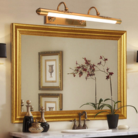 美式镜灯LED欧式镜前灯防潮卫生间防锈浴室镜柜灯梳妆台化妆灯具