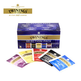 twinings英国 川宁红茶精选 5种口味25片 红茶包袋泡茶 进口茶叶