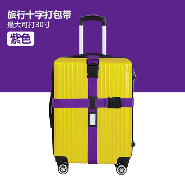出国旅游行李箱旅行箱十字打包带含密码拉杆箱加固托运加长密码锁