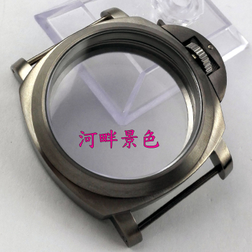 44mm 手表表壳  钛材质 表壳 适用于6497 6498海鸥ST36系机芯