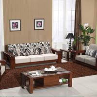 高端全实木沙发 胡桃木单双三人沙发组合 中式客厅家具乌金黑胡桃