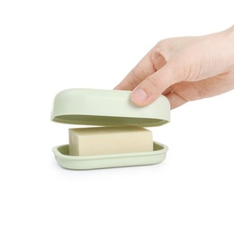 日式简约素色PP肥皂盒 家庭日用正反双用带盖手工纯色沥水香皂盒