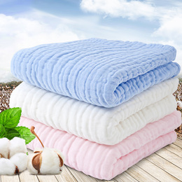【天天特价】婴儿浴巾新生儿纯棉纱布毛巾被宝宝浴巾四季加厚盖毯