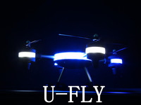 华骏U-FLY 四轴飞行器航拍 遥控直升飞机 四旋翼航拍 华骏无人机