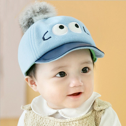 春秋冬宝宝帽子婴儿男童儿童棒球鸭舌帽0-3-6-12个月夏小孩纯棉帽