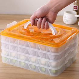饺子盒日本进口厨房密封冰箱保险收纳盒冰冻盒子带盖冻托盘