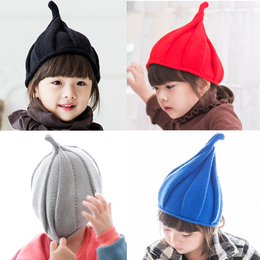 娜塔巫韩版童装2016春秋季新款女童时尚可爱针织潮帽儿童毛线帽子