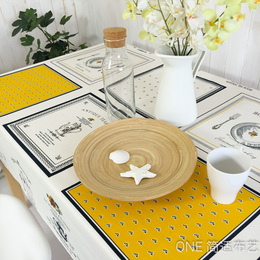 田园棉麻大格子桌布布艺茶几布桌布 韩式小清新长方形台布盖布