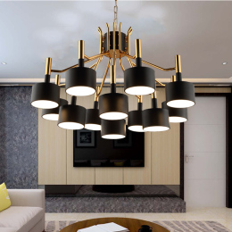 后现代设计师吊灯 北欧创意铁艺书房客厅卧室餐厅别墅LED锤子吊灯