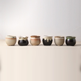 新款创意拇指陶瓷花盆 多肉植物花盆花器 器皿 盆栽 小巧迷你盆