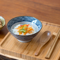 陶瓷碗米饭碗日式粗陶汤碗家用面碗创意微波炉餐具复古碗大号粥碗