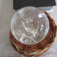 天然白水晶球全包裹水胆路 异象水晶 价格一步到位 不议价