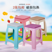 塑料凳子加厚成人高凳板凳餐桌凳浴室凳换鞋凳防滑凳家用餐椅方凳