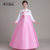 新款古装传统韩服女宫廷礼服少数民族大长今朝鲜族舞蹈表演出服装