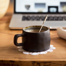冰裂釉马克杯陶瓷杯子创意水杯咖啡杯复古茶杯早餐杯牛奶杯果汁杯