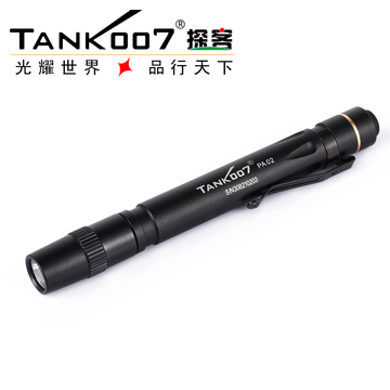 tank007探客迷你强光超亮LED瞳孔笔式医用手电筒黄光眼科白光口腔