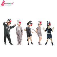 圣诞节幼儿动物表演服装大灰狼与小红帽服饰儿童卡通动物演出服装