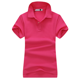2016保罗衫女士翻领短袖T恤女夏季纯色polo衫有领运动宽松情侣T恤