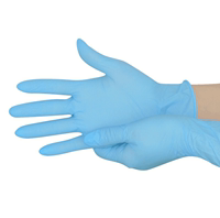 A级蓝一次性手套丁腈手套橡胶乳胶 PVC手套 DIY扎染染色手套塑胶