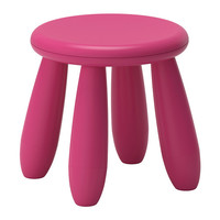 宜家IKEA玛莫特儿童凳圆凳卡通凳小板凳椅子宝宝塑料凳包邮正品彩