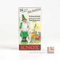 德国进口KNOX点燃型塔香圣诞气息24粒/盒净化空气节日香薰4盒包邮